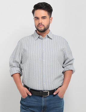 Camisa Casual That'S It De Algodón Manga Larga Para Hombre