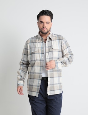 Sobrecamisa Casual That's It Manga Larga Para Hombre