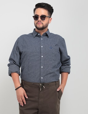 Camisa Casual That'S It De Algodón Manga Larga Para Hombre