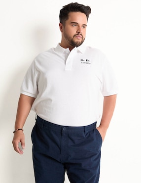 Playera Tipo Polo Nautica Para Hombre