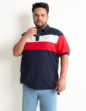 Playera Tipo Polo Nautica Para Hombre