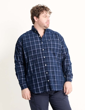 Camisa Casual Dioro Manga Larga Para Hombre