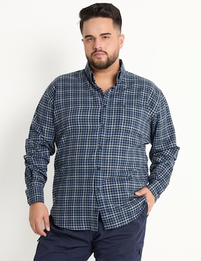 Camisa Casual Dioro Manga Larga Para Hombre