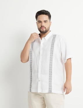 Guayabera Manga Corta Ábito Para Hombre