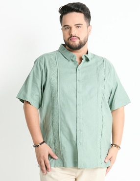 Guayabera Manga Corta Ábito Para Hombre