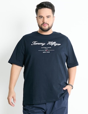 Playera Tommy Hilfiger Cuello Redondo Para Hombre