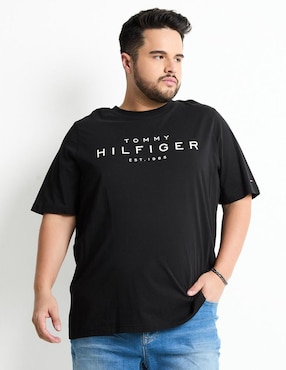 Playera Tommy Hilfiger Cuello Redondo Para Hombre