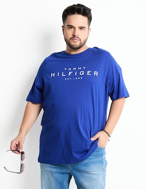 Playera Tommy Hilfiger Cuello Redondo Para Hombre