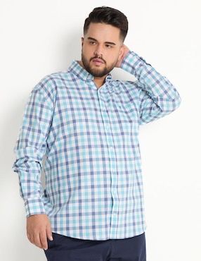 Camisa Casual Dioro De Algodón Manga Larga Para Hombre