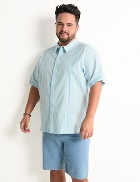 Guayabera Manga Corta Ábito Para Hombre