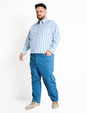 Pantalón recto Ferrioni de algodón para hombre