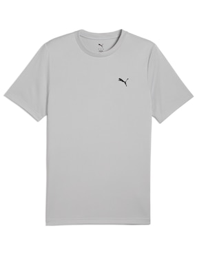 Playera Puma ESS Small Logo Poly Tee Cuello Redondo Para Hombre