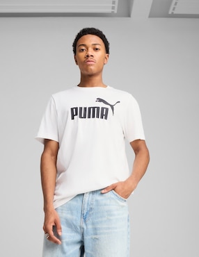 Playera Puma ESS No 1 Logo Tee Cuello Redondo Para Hombre