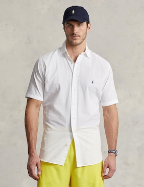 Camisa casual Polo Ralph Lauren de algodón manga corta para hombre