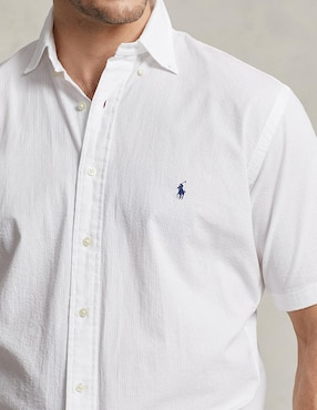 Camisa casual Polo Ralph Lauren de algodón manga corta para hombre