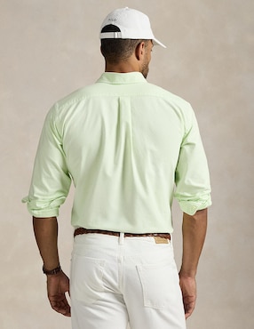 Camisa casual Polo Ralph Lauren de algodón manga larga para hombre