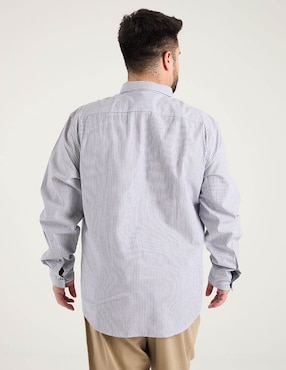 Camisa casual Jbe manga larga para hombre