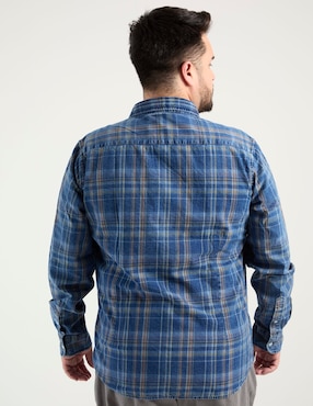Camisa casual That's It de algodón manga larga para hombre