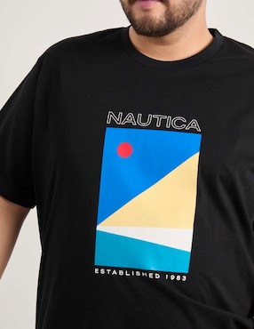 Playera Nautica cuello redondo para hombre