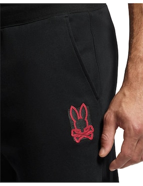 Pants regular psycho bunny con elástico para hombre