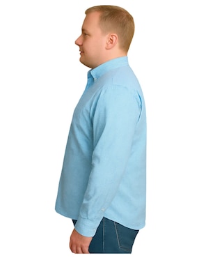 Camisa casual Big Kong Usa manga larga para hombre