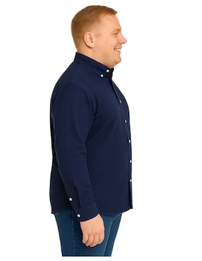 Camisa casual Big Kong Usa manga larga para hombre