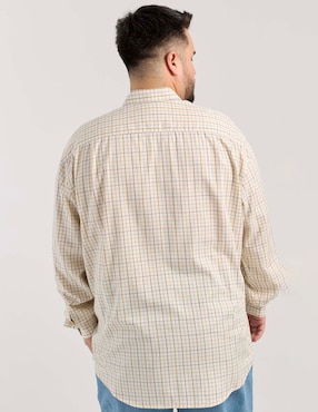 Camisa casual Dioro de algodón manga larga para hombre
