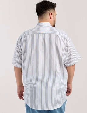 Camisa casual Dioro de algodón manga corta para hombre