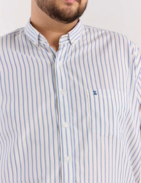 Camisa casual Dioro de algodón manga corta para hombre