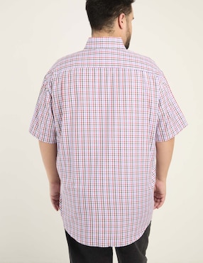 Camisa casual Dioro de algodón manga corta para hombre