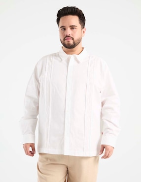 Guayabera manga larga Costavana para hombre