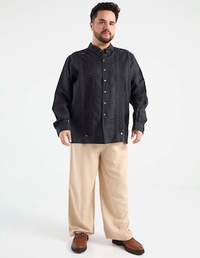 Guayabera manga larga Ábito para hombre