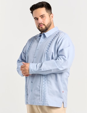 Guayabera manga larga Costavana para hombre