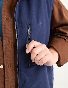 Chaleco Polo LR con bolsillos para hombre