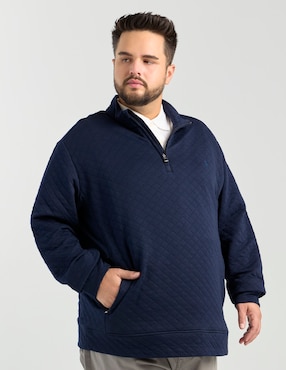 Suéter Polo Rl cuello con cierre para hombre