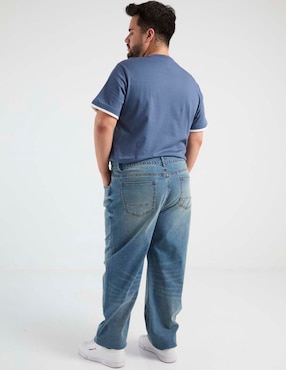 Jeans straight That's It deslavado para hombre
