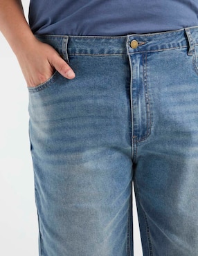 Jeans straight That's It deslavado para hombre