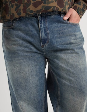 Jeans baggy That's It lavado bleach para hombre