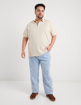 Playera tipo polo Jbe para hombre