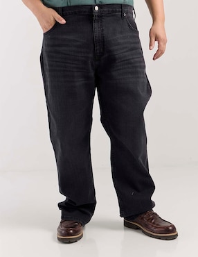 Jeans straight Jbe lavado whisker para hombre