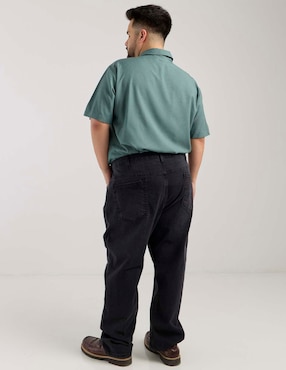 Jeans straight Jbe lavado whisker para hombre