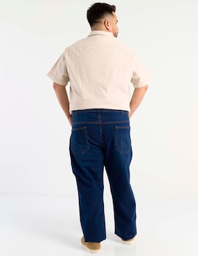 Jeans straight Jbe lavado medio para hombre