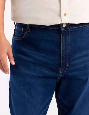 Jeans straight Jbe lavado medio para hombre