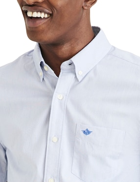 Camisa casual Dockers de algodón manga corta para hombre