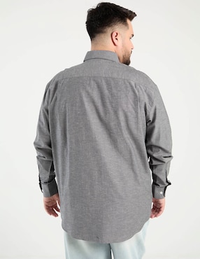 Camisa casual Dioro de algodón manga larga para hombre