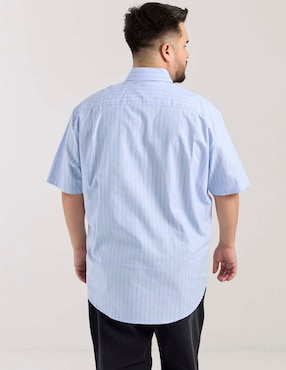 Camisa casual Dioro de algodón manga corta para hombre