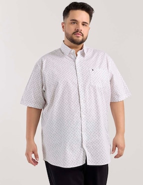 Camisa casual Dioro de algodón manga corta para mujer