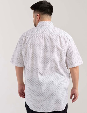 Camisa casual Dioro de algodón manga corta para mujer