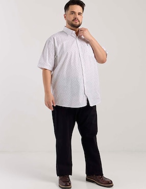 Camisa casual Dioro de algodón manga corta para mujer