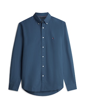 Camisa casual Tommy Hilfiger de algodón manga larga para hombre